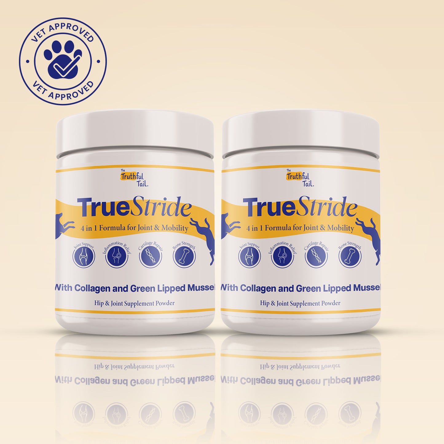 Hip & Joint Supplement For Dogs 2 x 200g Packs (400g)