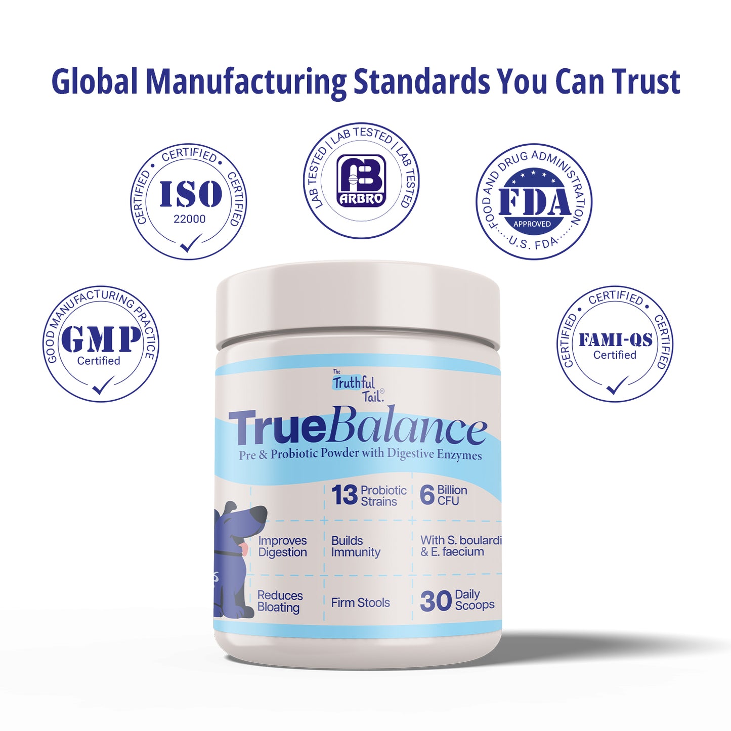 Gut Health Supplement For Dogs 3X150g Packs (450g)